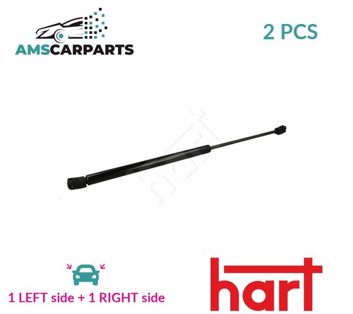 Tailgate boot struts set rear - set,