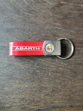 Abarth 21756 Official Key Ring Logo, Red