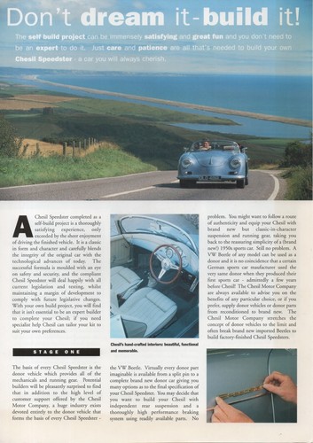 Chesil speedster kit car - chesil,