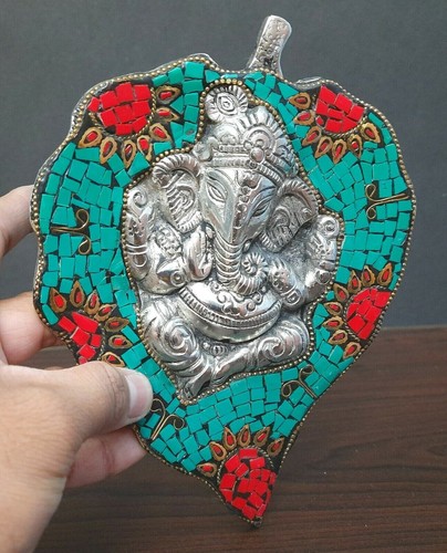 Lord ganesh leaf - wall, hanging