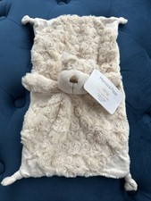 Mamas & Papas M&P Crumble Bear Beige Baby Comforter Soother Blanket Blankie new 