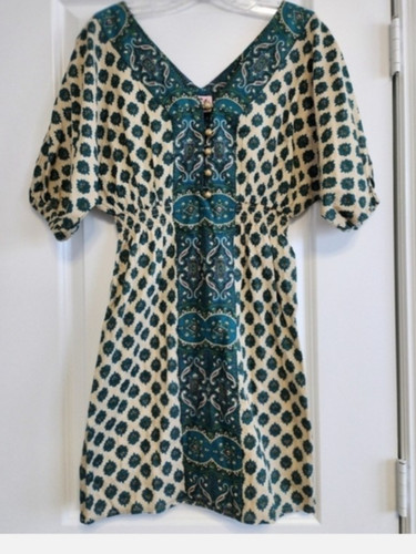 Bohemian style mini dress
