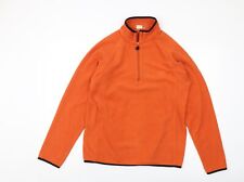 Cotton Traders Mens Orange Polyester Pullover Sweatshirt Size M