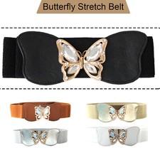 Women Ladies Wide Belt Elastic