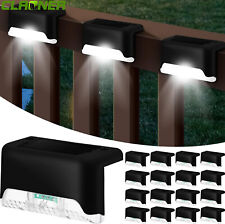 4-16 Pack Solar LED Deck Lights Path Garden Patio Pathway Stairs Step Fence Lamp