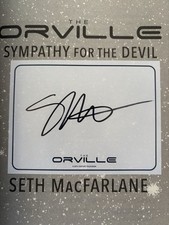 SETH MACFARLANE SIGNED
