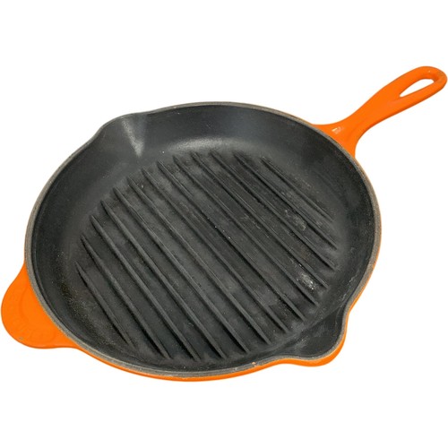 Creuset orange cast iron - le,