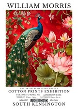 william morris A4 size birds