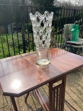 Large clear glass lattice web