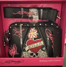 Ed Hardy Belt Bag with Charms