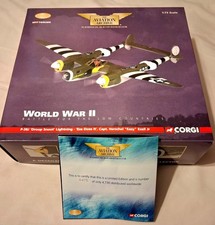 Corgi AA36602, P-38J 'Droop Snoot' Lightning 'Eze Does It', scale 1:72, mint