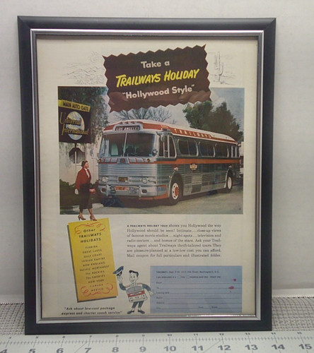 Vtg 1954 print frame - 1954, ad