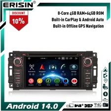 64GB Android 14 Car Stereo Sat