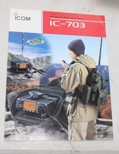 Icom 703 sales brochure - sales,