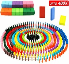 480pcs Wooden Coloured