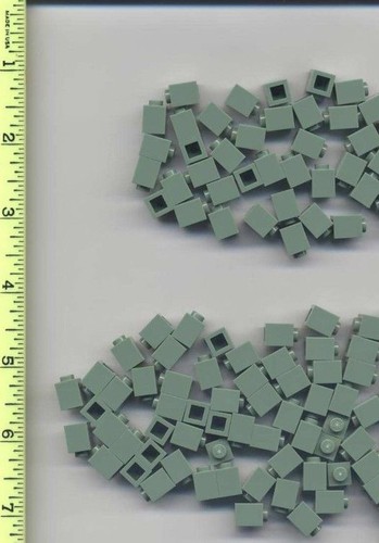 Lego 100 sand green brick - lego,