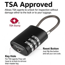 Padlock Wire 3 Digit