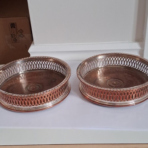 Antique pair silver plated - antique,
