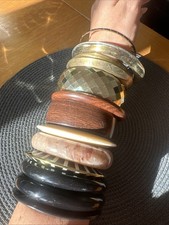 Set Of 12 Bangles Black