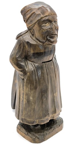 Antique black forest carved - black,