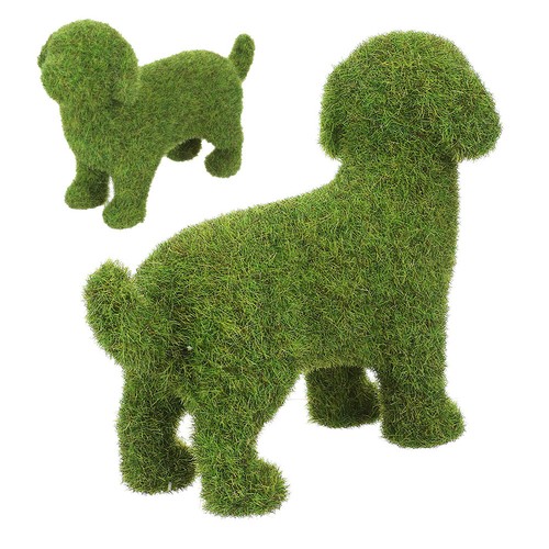 Garden ornament dog statue - garden,