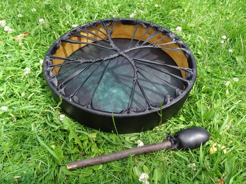 Buffalo hide round - 16",