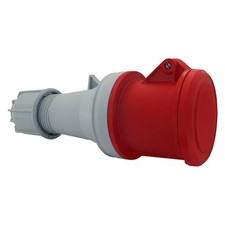 63A, 3ph, 5 Pin, Red Commando
