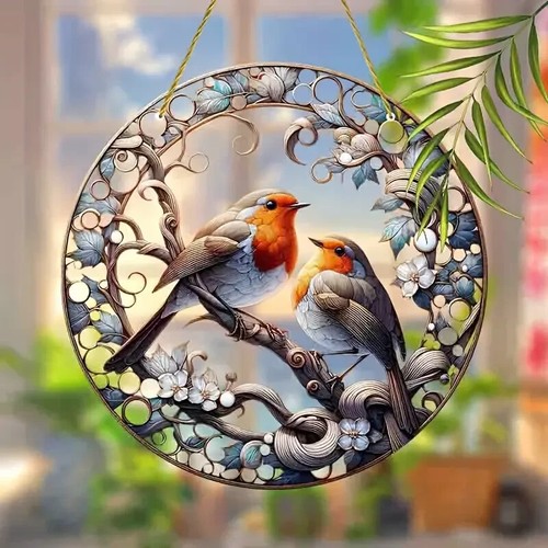 Twin robin tree - robin,