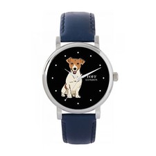 Toff London TLWS-27657 Ladies Beige Jack Russell Terrier Dog Watch