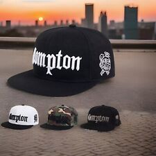 Compton Adjustable Hip-Hop Baseball Cap Snapback Hat Embroidered Logo B3