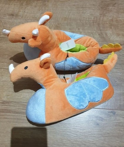 Next orange dragon - orange, slippers
