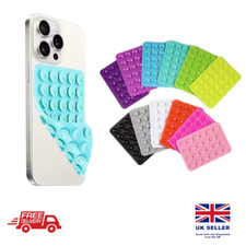 Double Sided Silicone Suction Adhesive Phone Holder Mount for iPhone Samsung