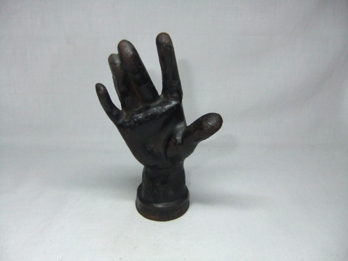 Metal hand figure - metal,