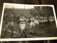 VINTAGE RUGBY LEAGUE PRESS PHOTO WIGAN V CASTLEFORD 1948