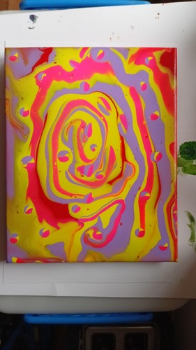 20x23 canvas fluid - fluid, art