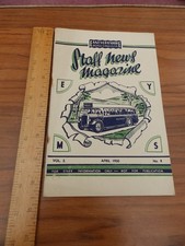 East Yorkshire Motor Services Staff News Magazine April 1950 routes guide York