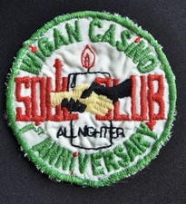 Wigan Casino 1st Anniversary Original Patch. Very Rare. Northern Soul.