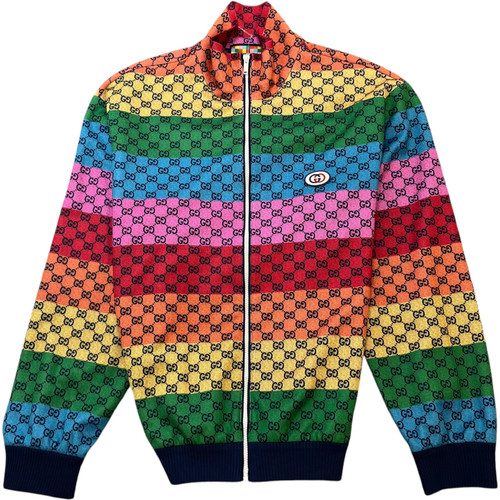 Gucci men striped logo print - men's,