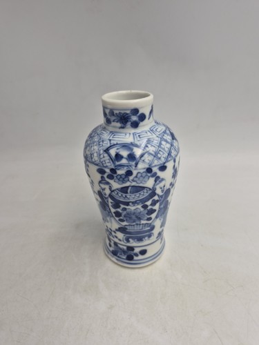Vtg chinese export blue - blue, &