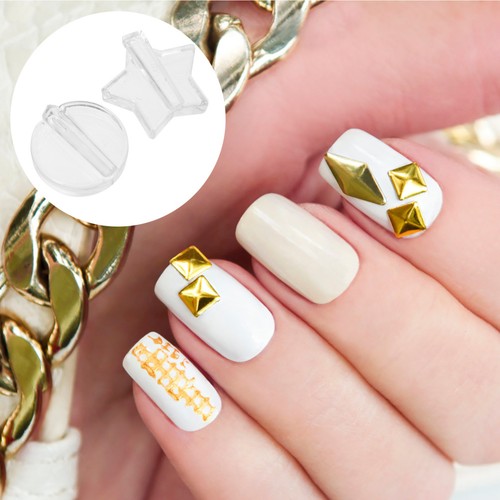 4pcs manicure embossed - 4pcs,