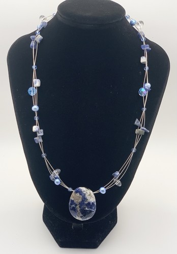 Blue sodalite natural stone - sodalite,