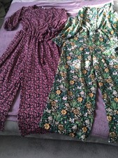 Next Womens Floral Jumpsuit x2