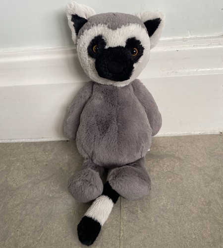 Jellycat lemur grey white - white, &