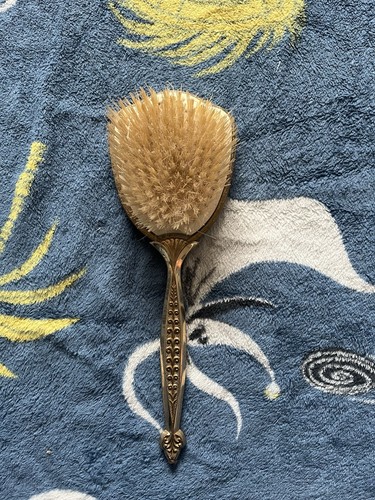 Vintage nylon bristle - vintage, brass