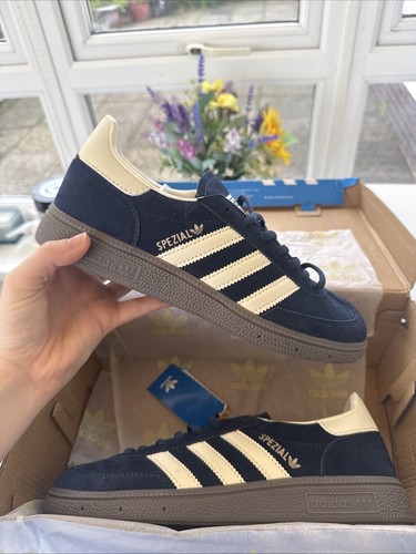 Adidas navy and white spezial - adidas,