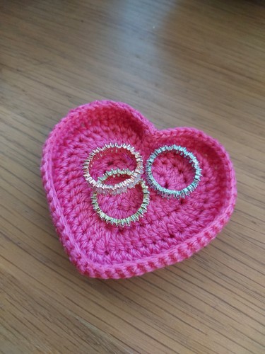 Handmade crochet heart shaped - crochet,