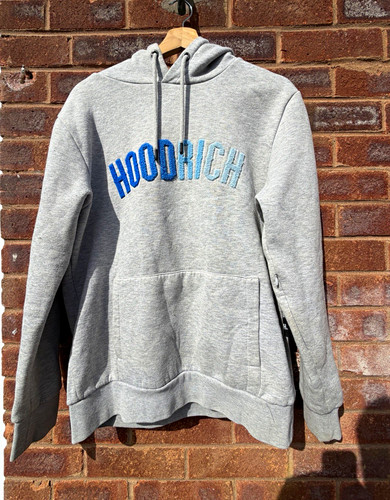 Hoodrich grey pullover hoodie - hoodrich,