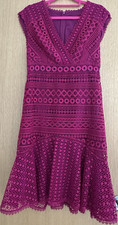 Karen Millen Purple Lace Fit &