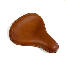 GENUINE LEATHER HARLEY DAVIDSON SPORTSTER STYLE SEAT PLAIN - TAN