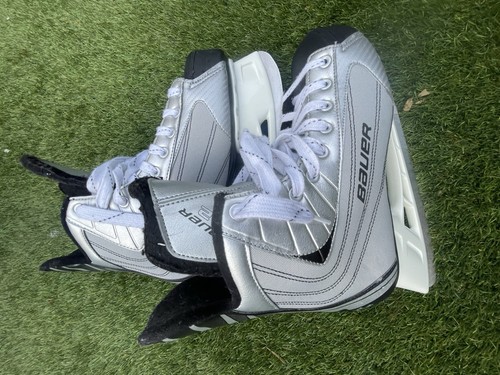 Bauer ice skates - bauer, silver